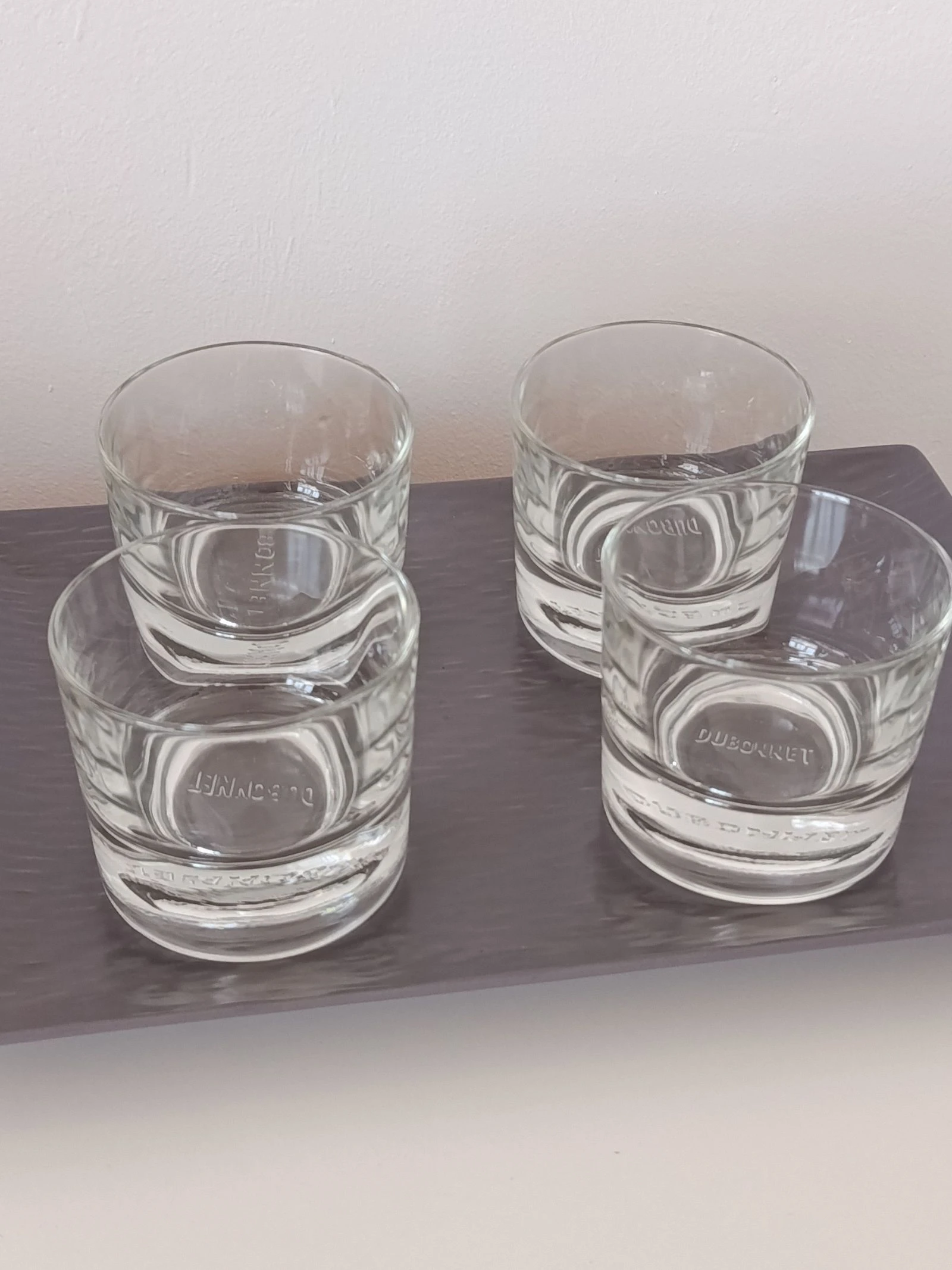 4 verres publicitaire Dubonnet  – photo 2